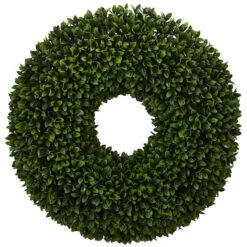 24" Green Boxwood Wreath -Michaels D293298S 11 1
