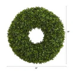 28" Green Boxwood Wreath -Michaels D293317S 2