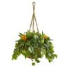 2.5ft. Bromeliad & Pothos In Hanging Basket 1 2.5ft. Bromeliad & Pothos In Hanging Basket -Michaels D293430S 11