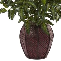 2.5ft. Bracken Fern In Decorative Planter 9 2.5ft. Bracken Fern In Decorative Planter -Michaels D293438S 13