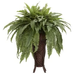 3ft. Boston Fern Plant In Stand -Michaels D293838S 12