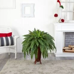 3ft. Boston Fern Plant In Stand -Michaels D293838S 15