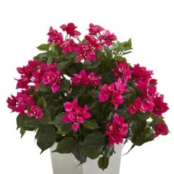 2.5ft. Bougainvillea In White Tower Planter 10 2.5ft. Bougainvillea In White Tower Planter -Michaels D293845S 12