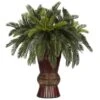 2.5ft Cycas Palm Tree In Bamboo Planter -Michaels D293859S 11