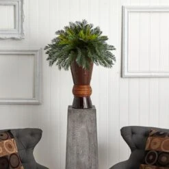 2.5ft Cycas Palm Tree In Bamboo Planter 8 2.5ft Cycas Palm Tree In Bamboo Planter -Michaels D293859S 12