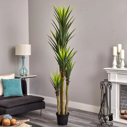 7ft. Potted Dracaena Tree 5 7ft. Potted Dracaena Tree - Image 3