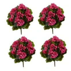Pink Geranium Bush, 4ct. 12 Pink Geranium Bush, 4ct. -Michaels D293881S 13