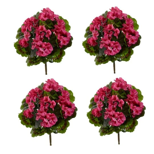 Pink Geranium Bush, 4ct. 6 Pink Geranium Bush, 4ct. - Image 4