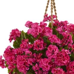 19'' Geranium Hanging Basket -Michaels D293889S 12