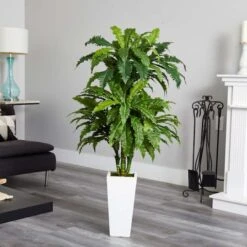 4ft. Marginatum In White Tower Vase -Michaels D293909S 14