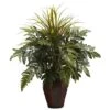 2ft. Mixed Grass & Fern In Decorative Planter -Michaels D293911S 1