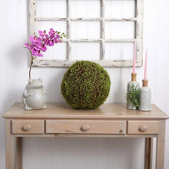 2.5ft. Mohlenbechia Ball In Black Tower Vase 7 2.5ft. Mohlenbechia Ball In Black Tower Vase - Image 5