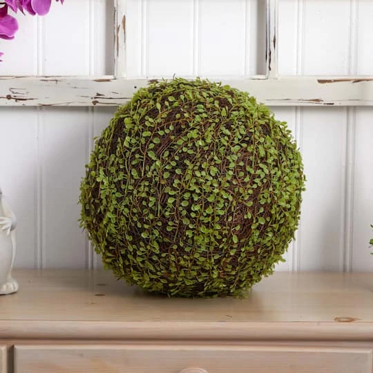 2.5ft. Mohlenbechia Ball In Black Tower Vase 9 2.5ft. Mohlenbechia Ball In Black Tower Vase - Image 7