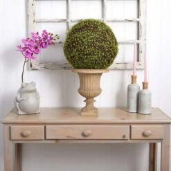 2.5ft. Mohlenbechia Ball In Black Tower Vase 23 2.5ft. Mohlenbechia Ball In Black Tower Vase -Michaels D293925S 18