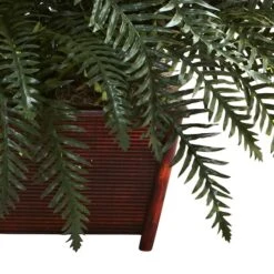 2.5ft. River Fern In Wood Planter -Michaels D293951S 13