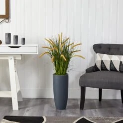 3ft. Onion Grass Plant In Gray Planter -Michaels D294045S 3