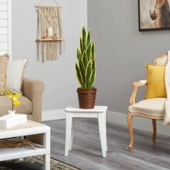 2.5ft. Snake Plant In Decorative Basket Planter 11 2.5ft. Snake Plant In Decorative Basket Planter -Michaels D294121S 4