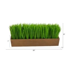 5" Grass Plant In Decorative Planter -Michaels D294187S 2