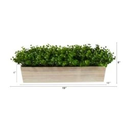 8" Eucalyptus In Decorative Planter 10 8" Eucalyptus In Decorative Planter -Michaels D294191S 2
