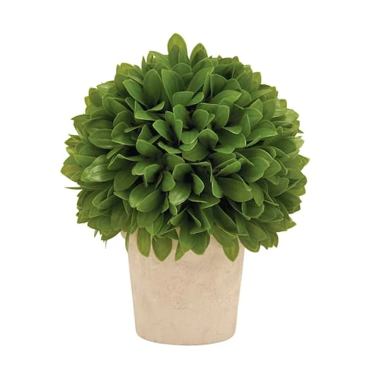 10" Boxwood Topiary In Decorative Planter 3 10" Boxwood Topiary In Decorative Planter