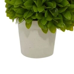 10" Boxwood Topiary In Decorative Planter 13 10" Boxwood Topiary In Decorative Planter -Michaels D302792S 3