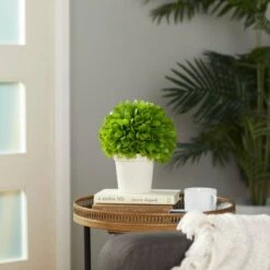 10" Boxwood Topiary In Decorative Planter 16 10" Boxwood Topiary In Decorative Planter -Michaels D302792S 6