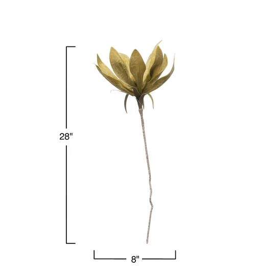 Hello Honey® Chartreuse Faux Leaf Stem 6 Hello Honey® Chartreuse Faux Leaf Stem - Image 4