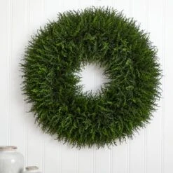32" Giant Cedar Artificial Wreath 9 32" Giant Cedar Artificial Wreath -Michaels D323538S 13