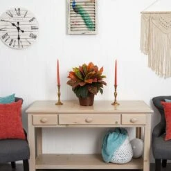 17" Garden Croton Plant In Basket -Michaels D323618S 13