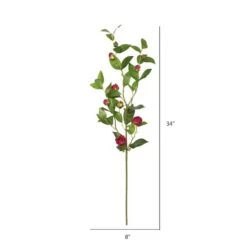 Artificial Burgundy Tea Rose Spray, 3ct. -Michaels D324492S 2
