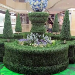 20" Ficus Style Plant Living Wall Panels, 4ct. -Michaels D329628S 5