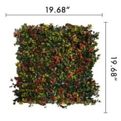 "Dakota" Artificial Foliage Plant Green Wall Panels, 4ct. -Michaels D329642S 2