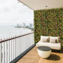 "Dakota" Artificial Foliage Plant Green Wall Panels, 4ct. -Michaels D329642S 4