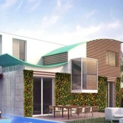 "Dakota" Artificial Foliage Plant Green Wall Panels, 4ct. -Michaels D329642S 5