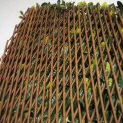 51" Expandable Lemon Leaf Lattice Screen -Michaels D329646S 2