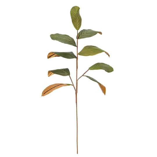 Artificial Green Magnolia Spray, 3ct. 3 Artificial Green Magnolia Spray, 3ct.