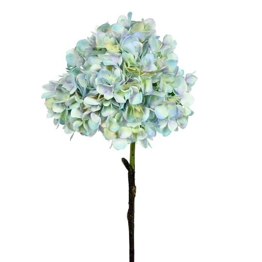 Artificial Blue Hydrangea Spray 3 Artificial Blue Hydrangea Spray