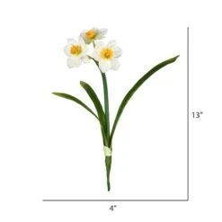 Cream Daffodil Spray, 3ct. 8 Cream Daffodil Spray, 3ct. -Michaels D333748S 2