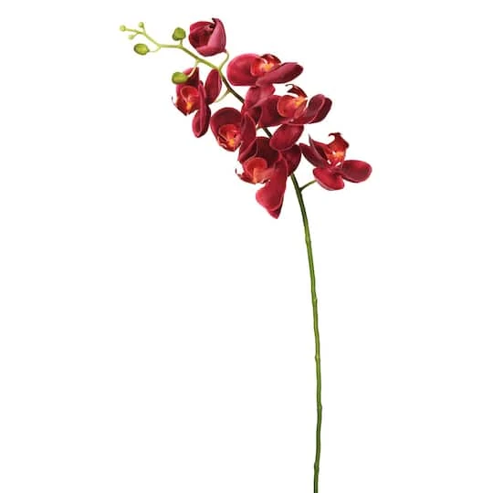 Magenta Real Touch Orchid Stem 4 Magenta Real Touch Orchid Stem - Image 2