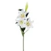 White & Yellow Real Touch Lily Spray, 2ct. -Michaels D333759S 1