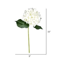 White Hydrangea Stem, 2ct. -Michaels D333774S 2