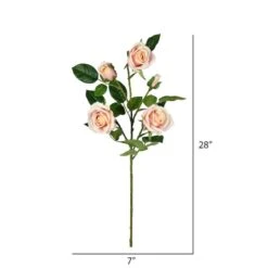 Pink Rose Spray, 3ct. -Michaels D333805S 2