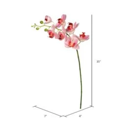 Real Touch™ Pink Moth Orchid Stem -Michaels D333832S 2