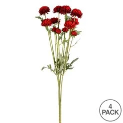 Red Daisy Spray, 4ct. -Michaels D333840S 3