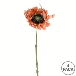 Orange Sunflower Stem, 4ct. -Michaels D333846S 3