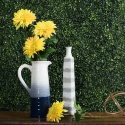 Yellow Dahlia Stem -Michaels D333850S 3