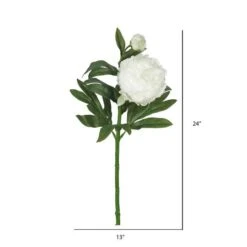 Cream Peony Stem, 3ct. -Michaels D333855S 2