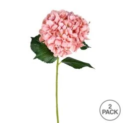 Pink Hydrangea Stem, 2ct. -Michaels D333864S 3