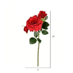 Burgundy Rose Stem, 3ct. -Michaels D333874S 2