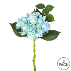 Blue Hydrangea Stem, 3ct. -Michaels D333875S 3
